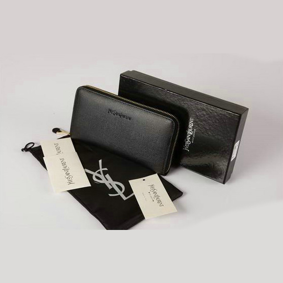 241153 Yves Saint Laurent Zippy Wallet 241153 Nero